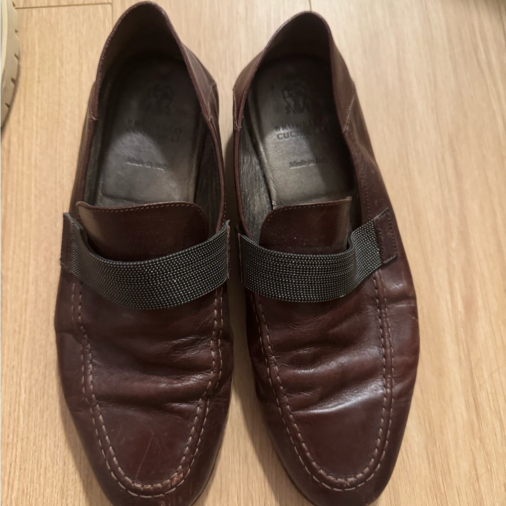 Women’s Brown Leather Loafers